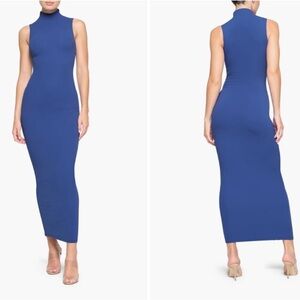 NWT SKIMS Fits Everybody Mock Neck Sleeveless Maxi Dress SIZE 4X